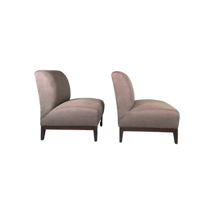 Par de Sillones Individuales Color Café Claro