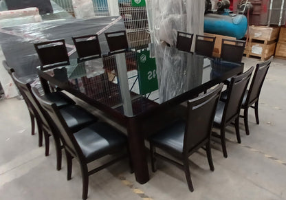 Comedor Moderno con cubierta de Cristal Para 12 personas