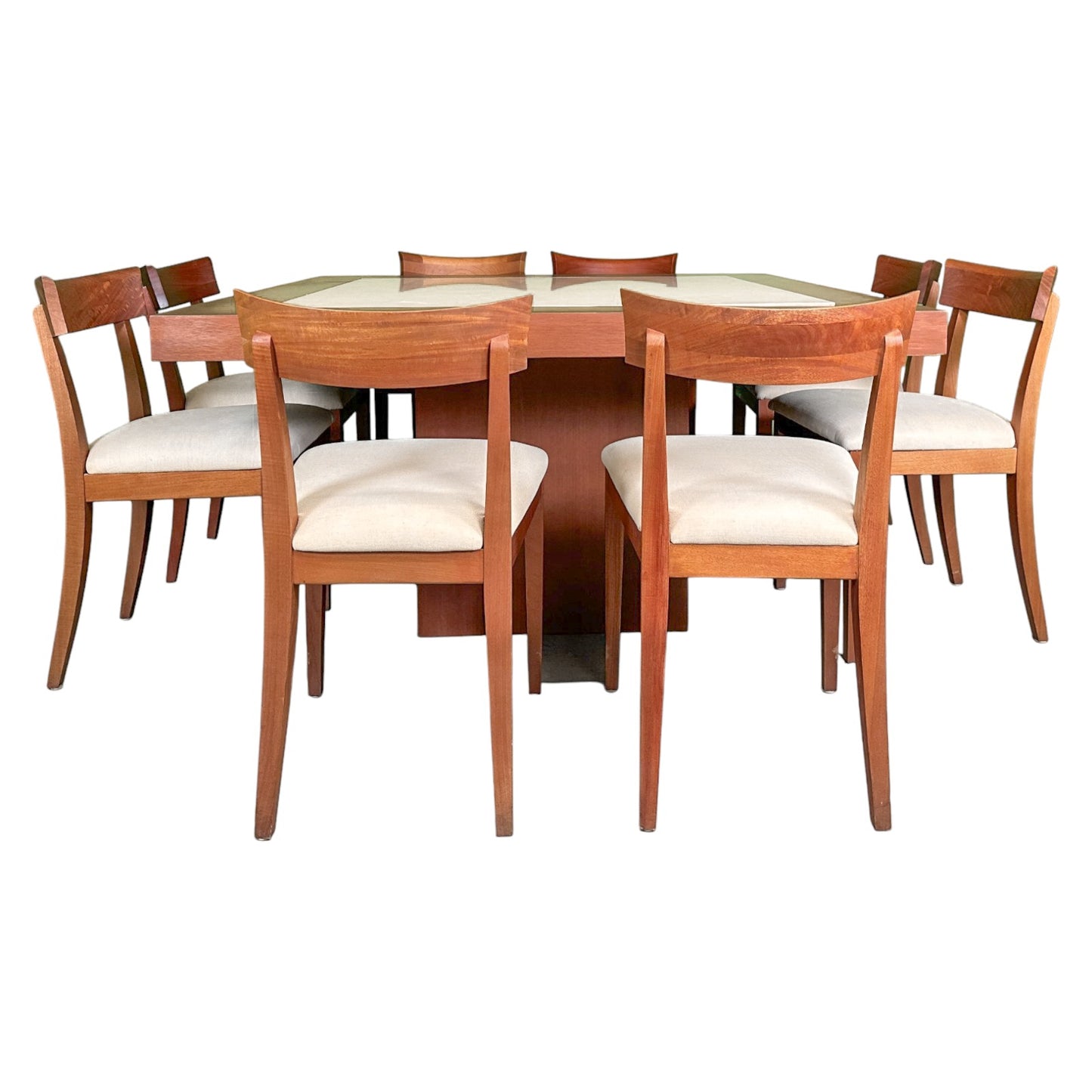 Comedor de Madera con Cubierta de Mármol